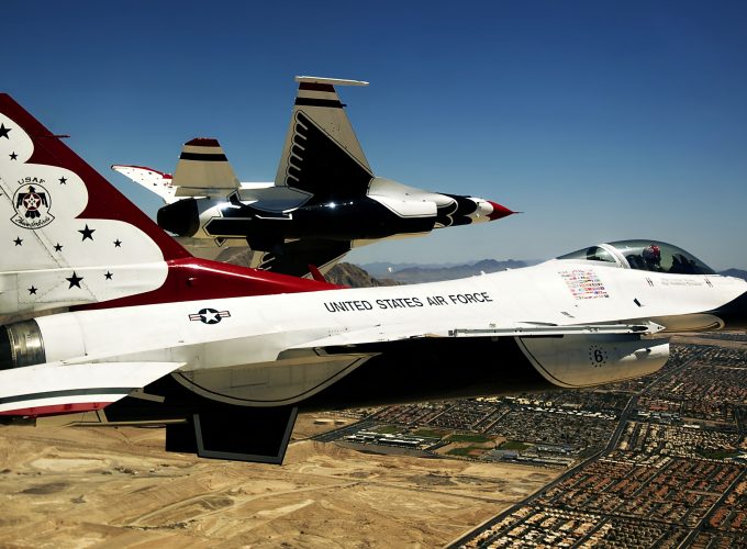 Wallpaper Thunderbird f 16, fighter aircraft, U.S. Airforce, Military 6118812504